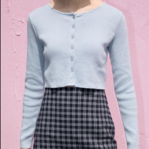 Brandy Melville Sweaters - Brandy Melville Light Blue Athelia Sweater